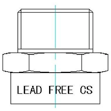 G Thread (British BSPP) Female to NPT Male Adapter - Lead Free (3/4" x 3/4") - Image 16
