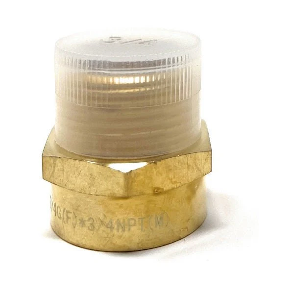 G Thread (British BSPP) Female to NPT Male Adapter - Lead Free (3/4" x 3/4") - Image 9