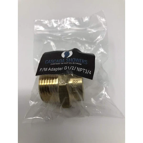 G Thread (British BSPP) Female to NPT Male Adapter - Lead Free (1/2" x 3/4") - Image 17
