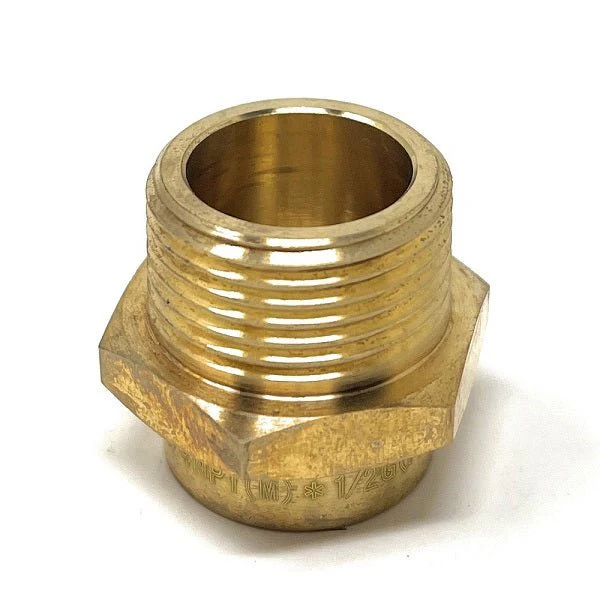 G Thread (British BSPP) Female to NPT Male Adapter - Lead Free (1/2" x 3/4") - Image 3