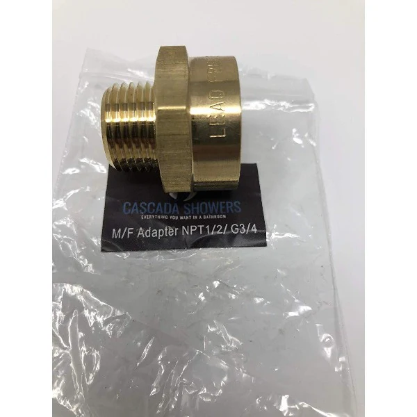 G Thread (British BSPP) Female to NPT Male Adapter - Lead Free (3/4" x 1/2") - Image 10