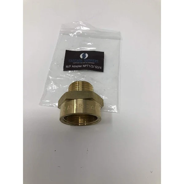 G Thread (British BSPP) Female to NPT Male Adapter - Lead Free (3/4" x 1/2") - Image 11