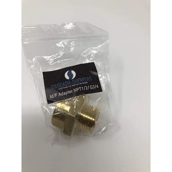G Thread (British BSPP) Female to NPT Male Adapter - Lead Free (3/4" x 1/2") - Image 12