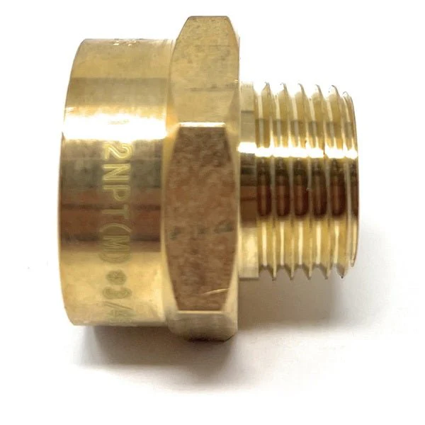 G Thread (British BSPP) Female to NPT Male Adapter - Lead Free (3/4" x 1/2") - Image 4