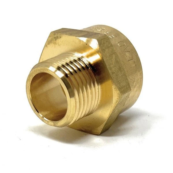 G Thread (British BSPP) Male to NPT Female Adapter - Lead Free (1/2" x 3/4") - Image 10