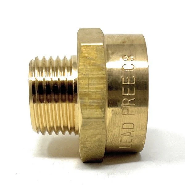 G Thread (British BSPP) Male to NPT Female Adapter - Lead Free (1/2" x 3/4") - Image 4