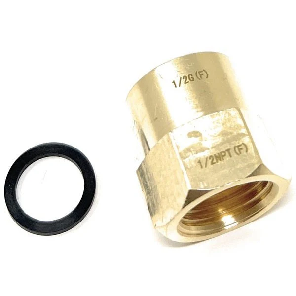 G Thread (British BSPP) Female to NPT Female Lead-Free Adapter (1/2" x 1/2") - Image 10