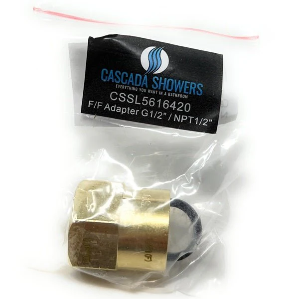 G Thread (British BSPP) Female to NPT Female Lead-Free Adapter (1/2" x 1/2") - Image 5