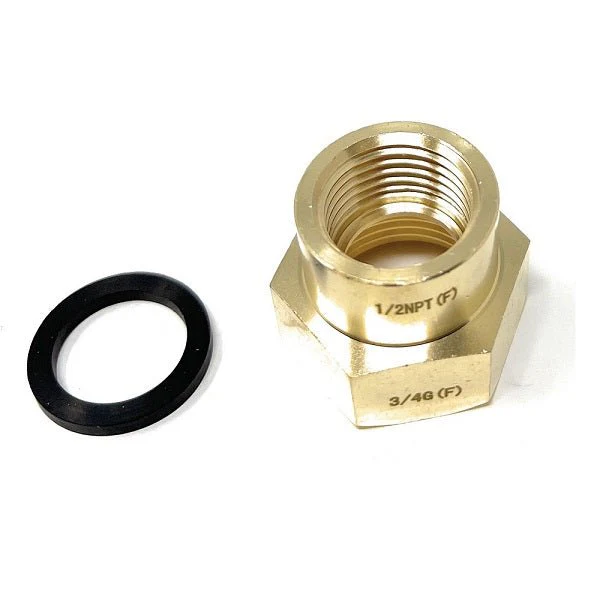 G Thread (British BSPP) Female to NPT Female Lead-Free Adapter (3/4" x 1/2") - Image 11