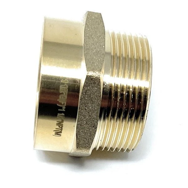 Lead-Free G Thread (British BSPP) Female to NPT Male Adapter (1 1/2" x 1 1/2") - Image 13