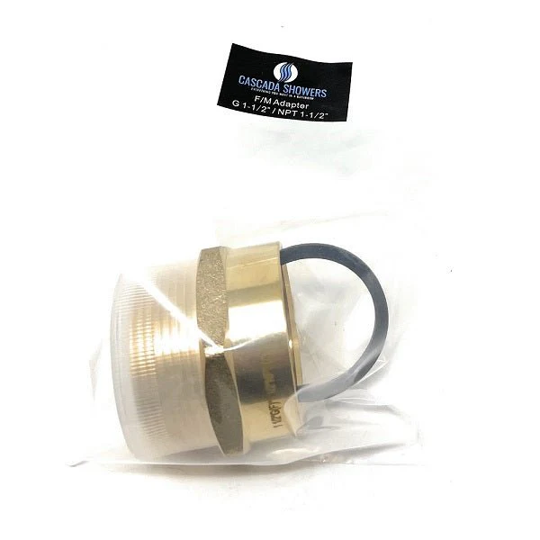 Lead-Free G Thread (British BSPP) Female to NPT Male Adapter (1 1/2" x 1 1/2") - Image 5