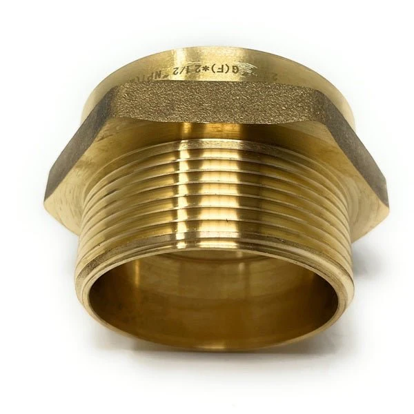 G Thread (British BSPP) Female to NPT Male Adapter - Lead Free (2 1/2" x 2 1/2") - Image 5
