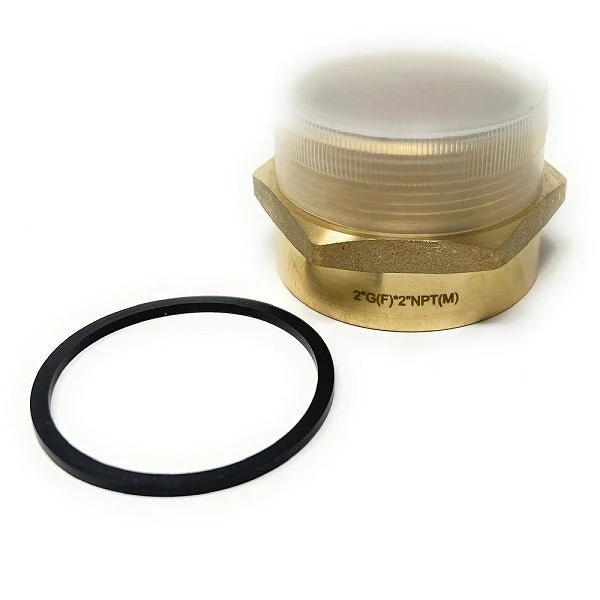 G Thread (British BSPP) Female to NPT Female Lead-Free Adapter (2" x 2")