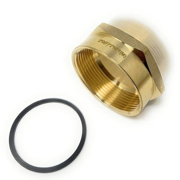 G Thread (British BSPP) Female to NPT Female Lead-Free Adapter (2" x 2") - Image 2