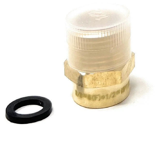 G Thread ( British BSPP) Female to NPT Male Adapter - Lead Free (3/8" x 1/2")