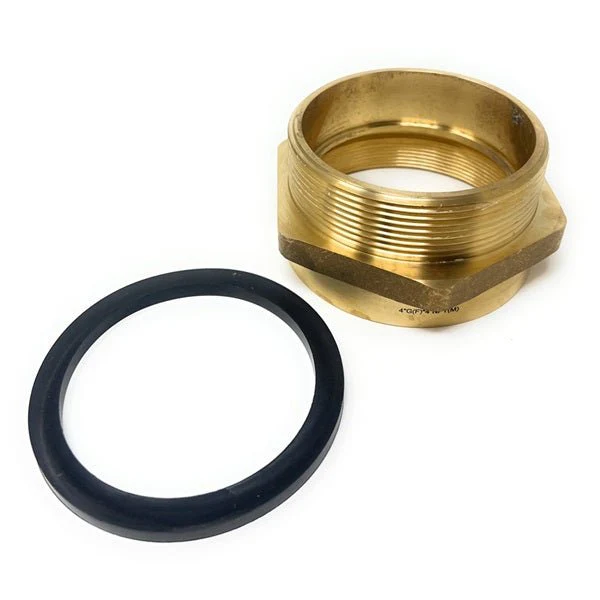G Thread (British BSPP) Female to NPT Male Adapter - Lead Free (4" x 4")