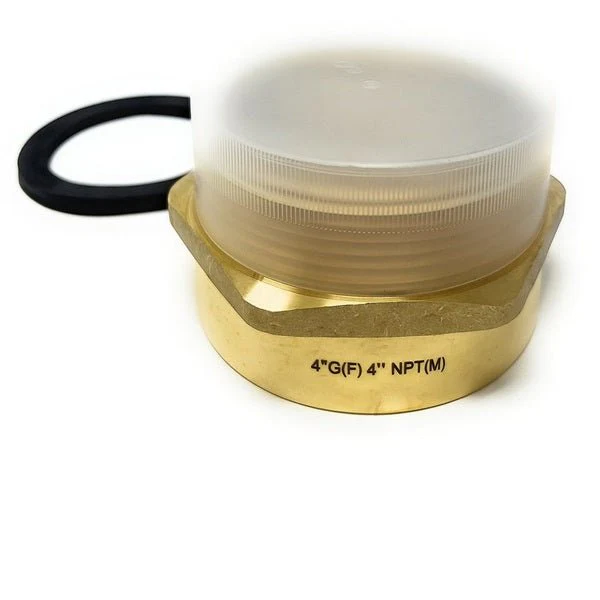 G Thread (British BSPP) Female to NPT Male Adapter - Lead Free (4" x 4") - Image 2
