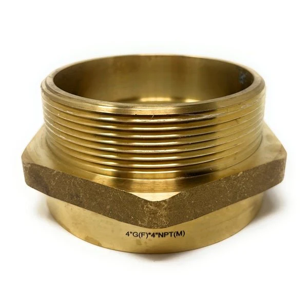 G Thread (British BSPP) Female to NPT Male Adapter - Lead Free (4" x 4") - Image 5