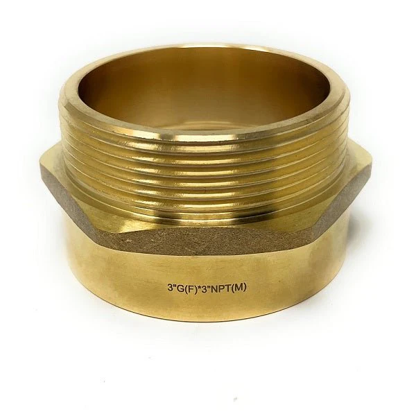 Lead-Free 3" G Thread (British BSPP) Female to NPT Thread Male Pipe Fitting Adapter - Image 10
