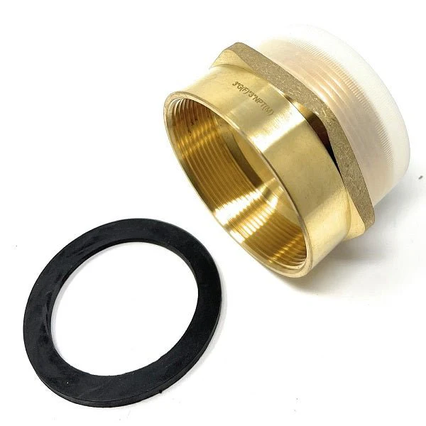 Lead-Free 3" G Thread (British BSPP) Female to NPT Thread Male Pipe Fitting Adapter - Image 5