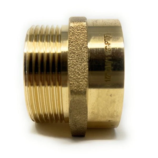 G Thread (British BSPP) Male to NPT Female Adapter - Lead-Free (1 1/2" x 1 1/2") - Image 7
