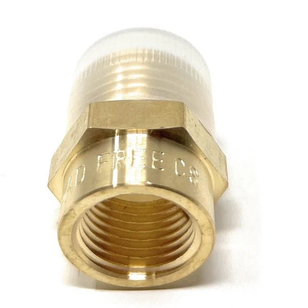 G Thread (British BSPP) Male to NPT Female Adapter - Lead Free (1/2" x 3/8") - Image 3
