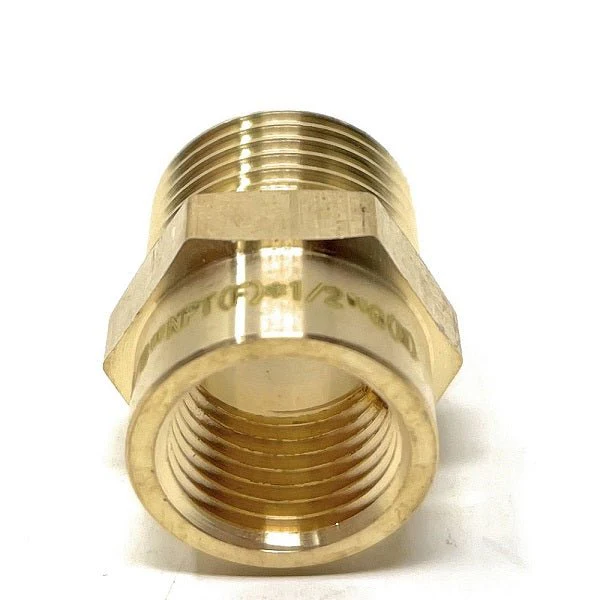 G Thread (British BSPP) Male to NPT Female Adapter - Lead Free (1/2" x 3/8") - Image 5