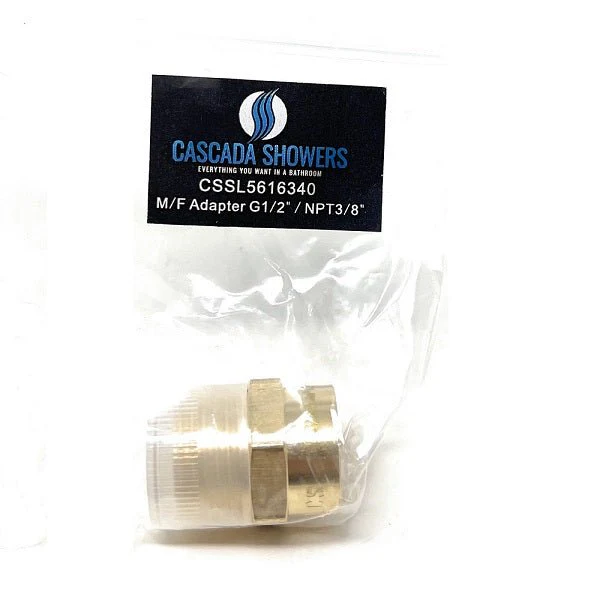 G Thread (British BSPP) Male to NPT Female Adapter - Lead Free (1/2" x 3/8") - Image 6