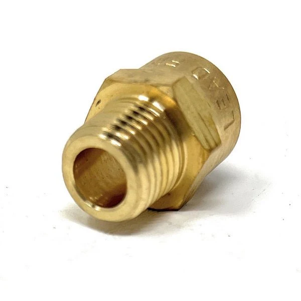 G Thread (British BSPP) Male to NPT Female Adapter - Lead-Free (1/4" x 1/4")