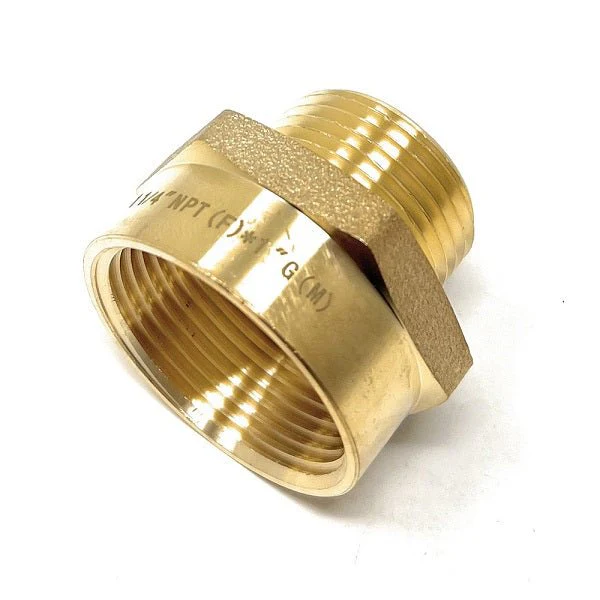 Lead-Free G Thread (British BSPP) Male to NPT Female Pipe Fitting Adapter - 1/4" - 3" - Image 72