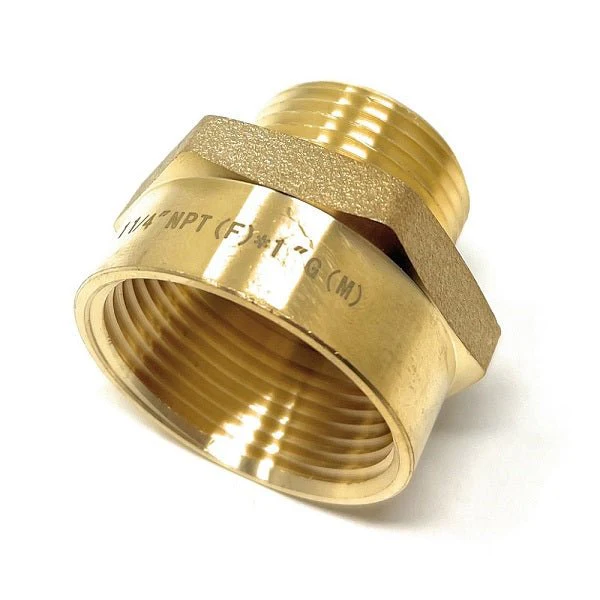 G Thread (British BSPP) Male to NPT Female Adapter - Lead Free (1" x 1 1/4") - Image 12
