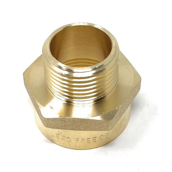 G Thread (British BSPP) Male to NPT Female Adapter - Lead Free (1" x 1 1/4") - Image 3