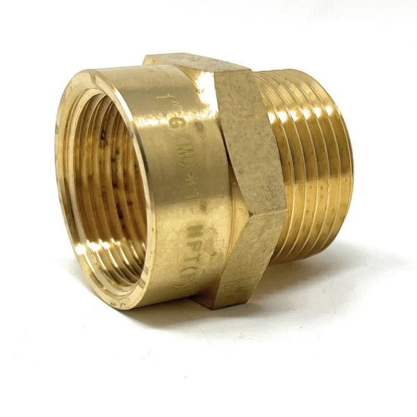 G Thread (British BSPP) Male to NPT Female Adapter - Lead-Free (1" x 1")