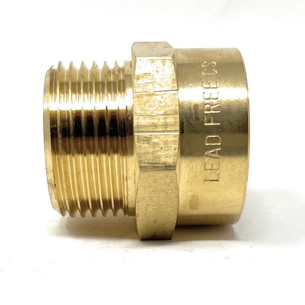 G Thread (British BSPP) Male to NPT Female Adapter - Lead-Free (1" x 1") - Image 8