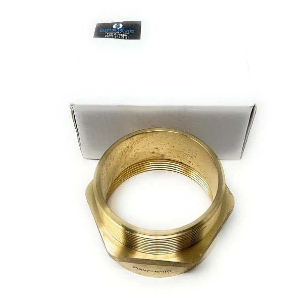 G Thread (British BSPP) Male to NPT Female Adapter - Lead-Free (3" x 3") - Image 5