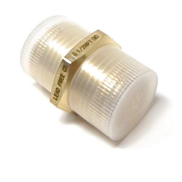 G Thread (British BSPP) Male to NPT Male Lead-Free Adapter (1/2" x 1/2") - Image 2