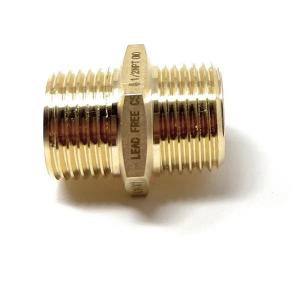 G Thread (British BSPP) Male to NPT Male Lead-Free Adapter (1/2" x 1/2") - Image 3