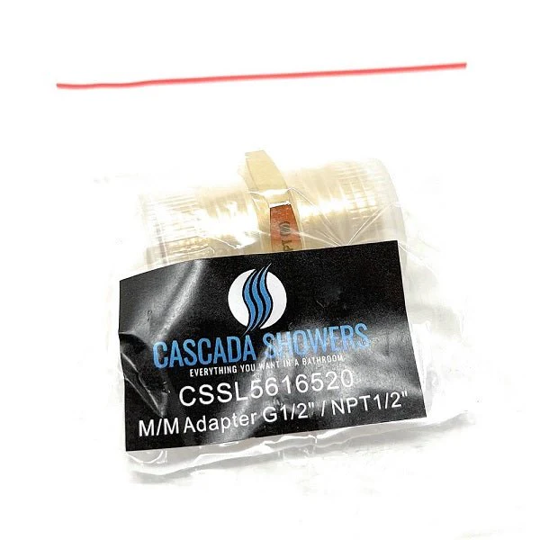 G Thread (British BSPP) Male to NPT Male Lead-Free Adapter (1/2" x 1/2") - Image 5