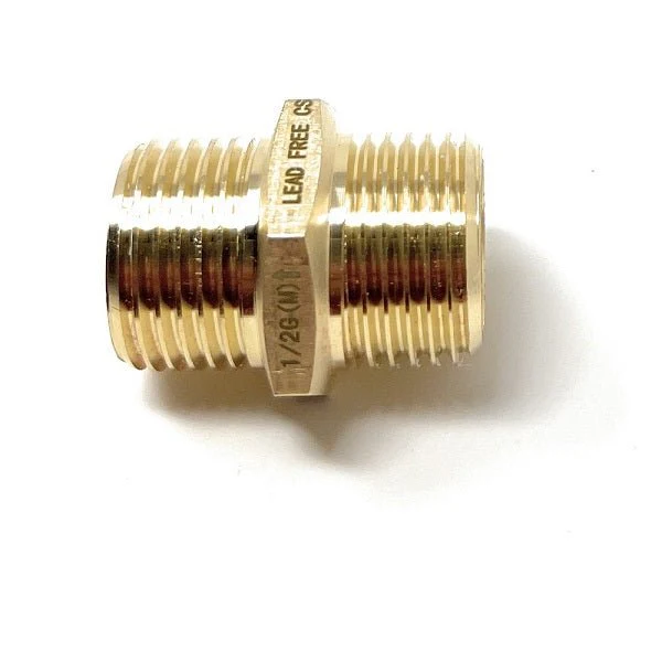 G Thread (British BSPP) Male to NPT Male Lead-Free Adapter (1/2" x 1/2") - Image 8