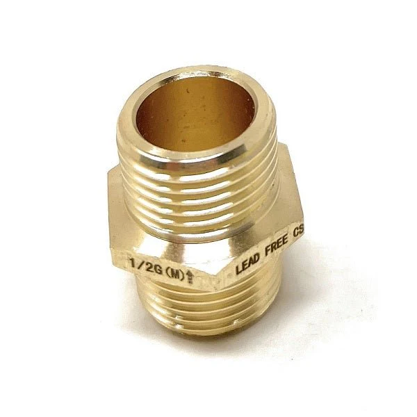 G Thread (British BSPP) Male to NPT Male Lead-Free Adapter (1/2" x 1/2") - Image 9