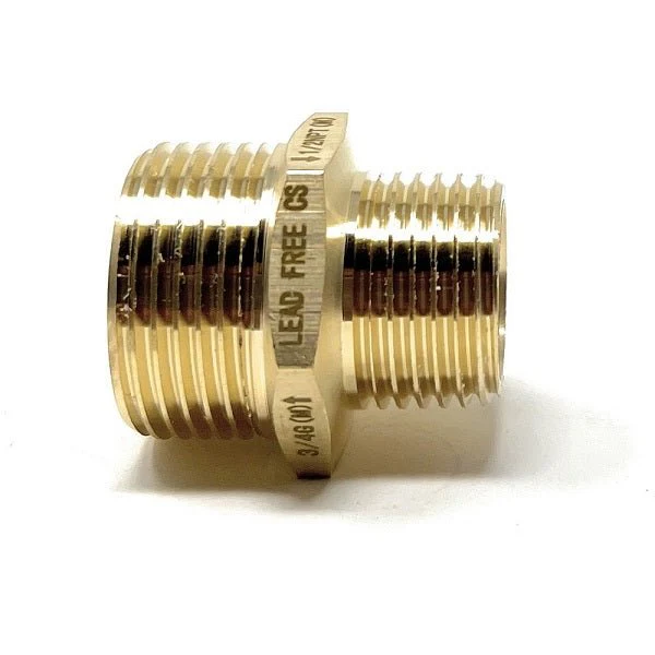 G Thread (British BSPP) Male to NPT Male Lead-Free Adapter (3/4" x 1/2") - Image 10