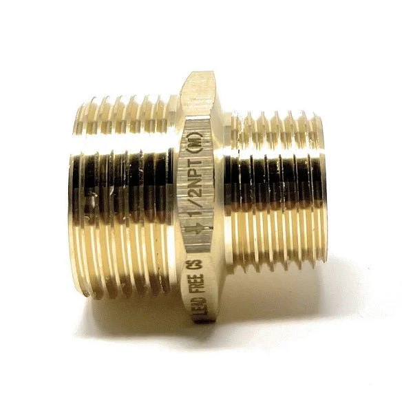 G Thread (British BSPP) Male to NPT Male Lead-Free Adapter (3/4" x 1/2") - Image 14