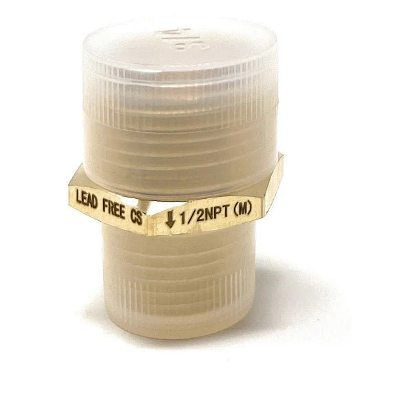 G Thread (British BSPP) Male to NPT Male Lead-Free Adapter (3/4" x 1/2") - Image 5