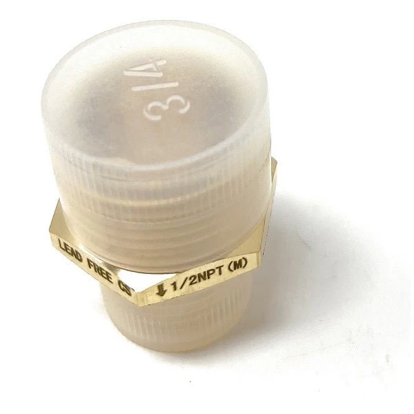G Thread (British BSPP) Male to NPT Male Lead-Free Adapter (3/4" x 1/2") - Image 6