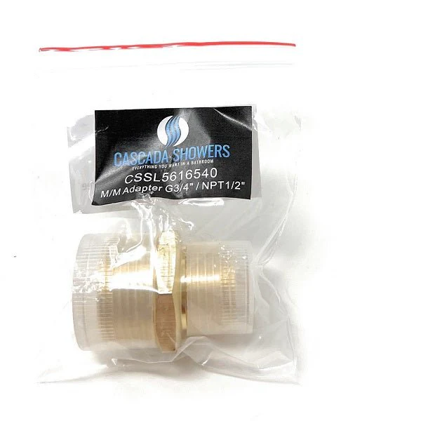 G Thread (British BSPP) Male to NPT Male Lead-Free Adapter (3/4" x 1/2") - Image 9