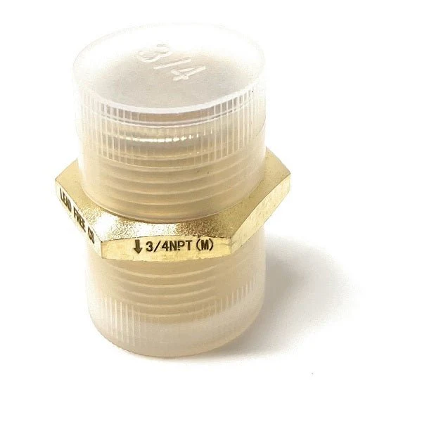 G Thread (British BSPP) Male to NPT Male Lead-Free Adapter (3/4" x 3/4") - Image 3