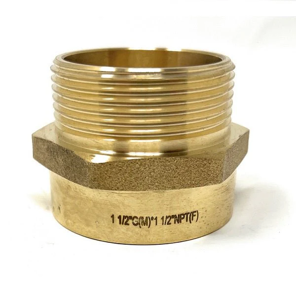 Lead-Free G Thread (British BSPP) Male to NPT Female Pipe Fitting Adapter - 1/4" - 3" - Image 15