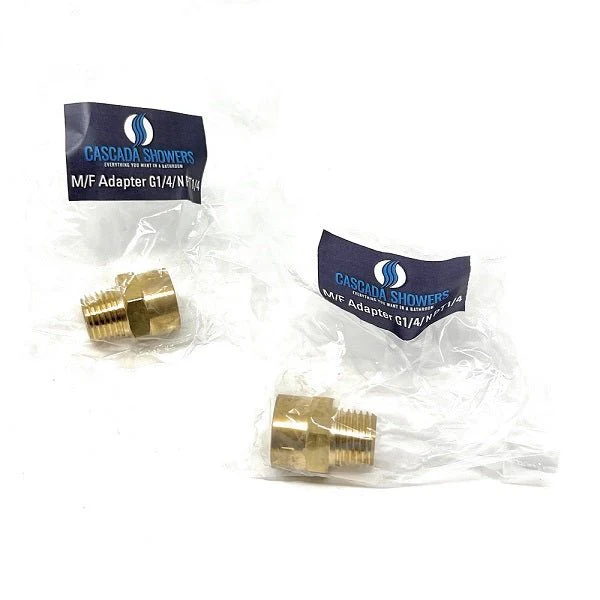 Lead-Free G Thread (British BSPP) Male to NPT Female Pipe Fitting Adapter - 1/4" - 3" - Image 22