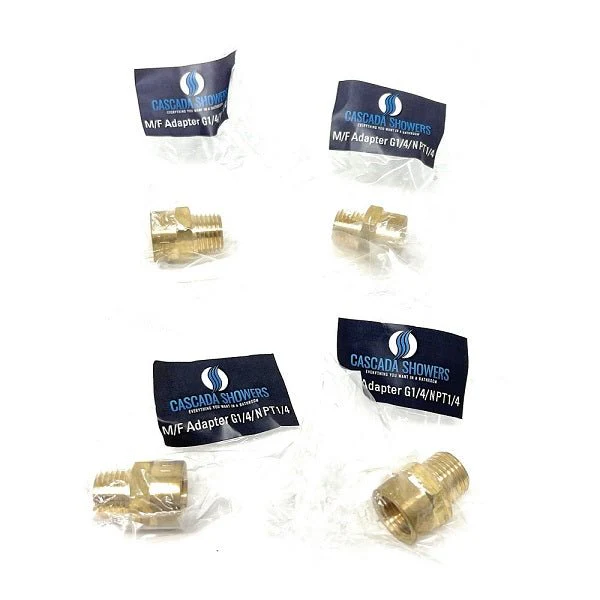 Lead-Free G Thread (British BSPP) Male to NPT Female Pipe Fitting Adapter - 1/4" - 3" - Image 23