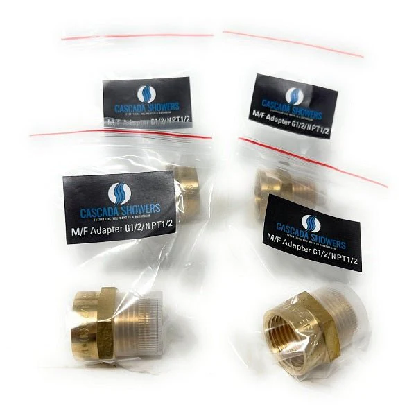 Lead-Free G Thread (British BSPP) Male to NPT Female Pipe Fitting Adapter - 1/4" - 3" - Image 28